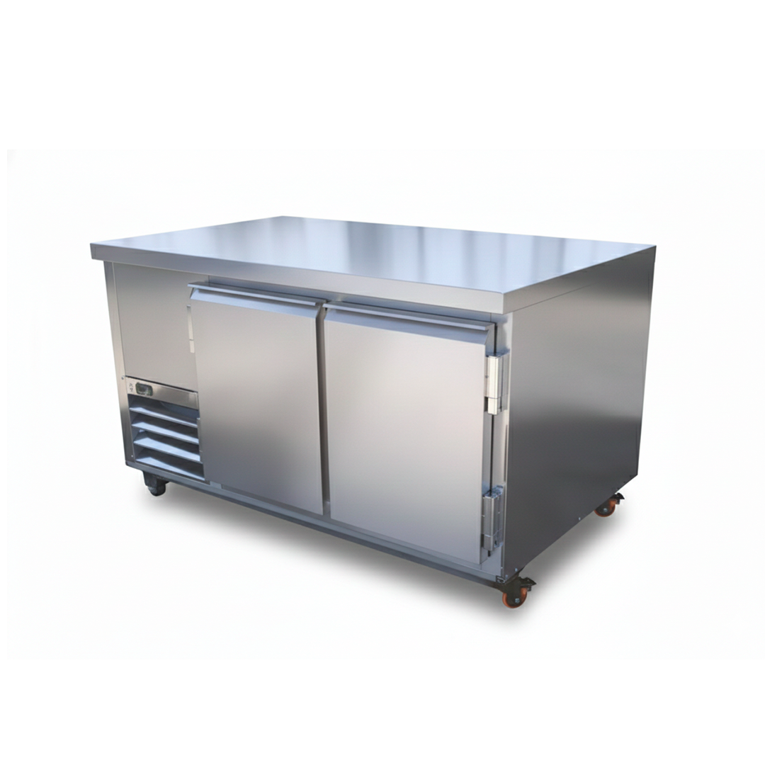 mesa fría con sobre sólido