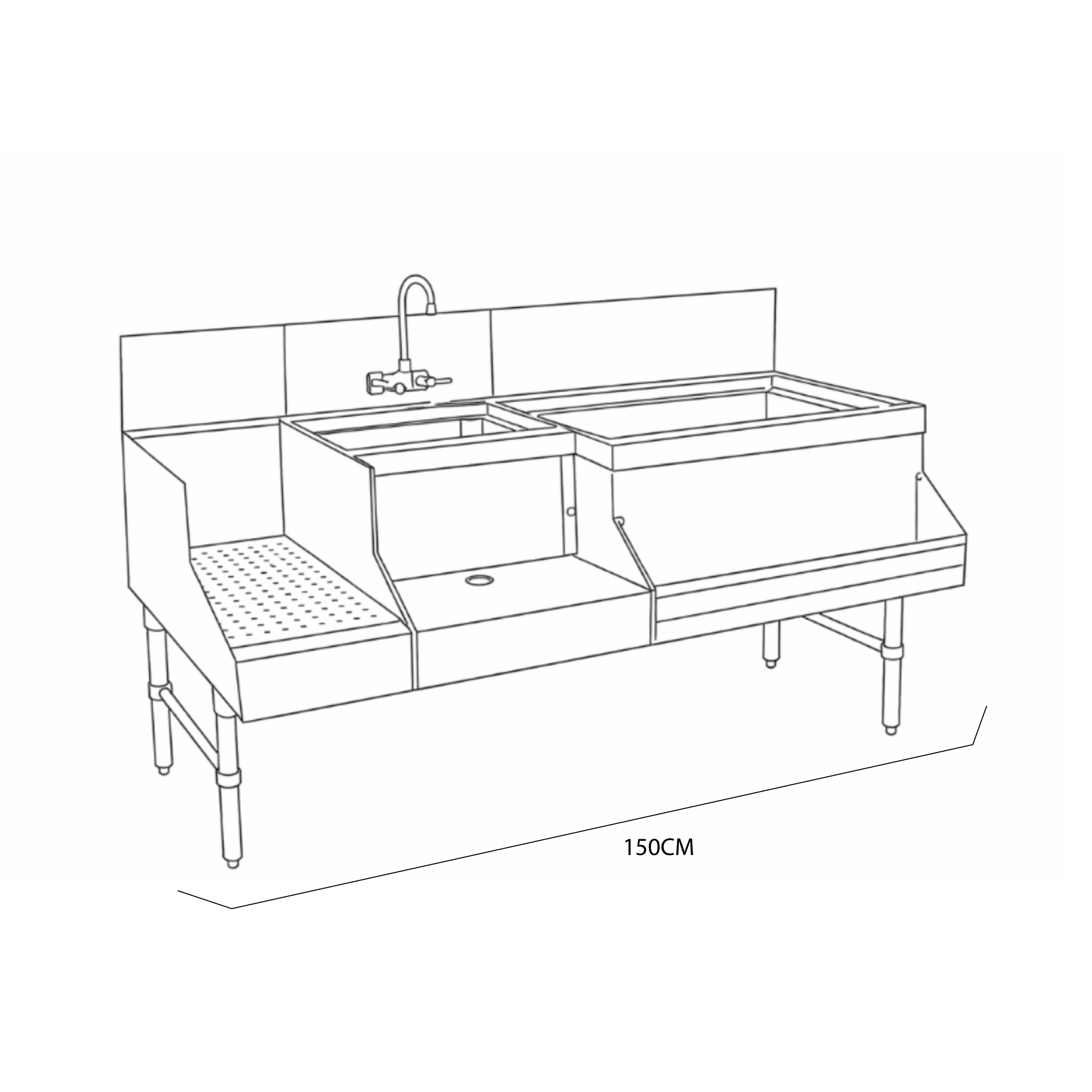 estación de bar industrial estación de bar industrial