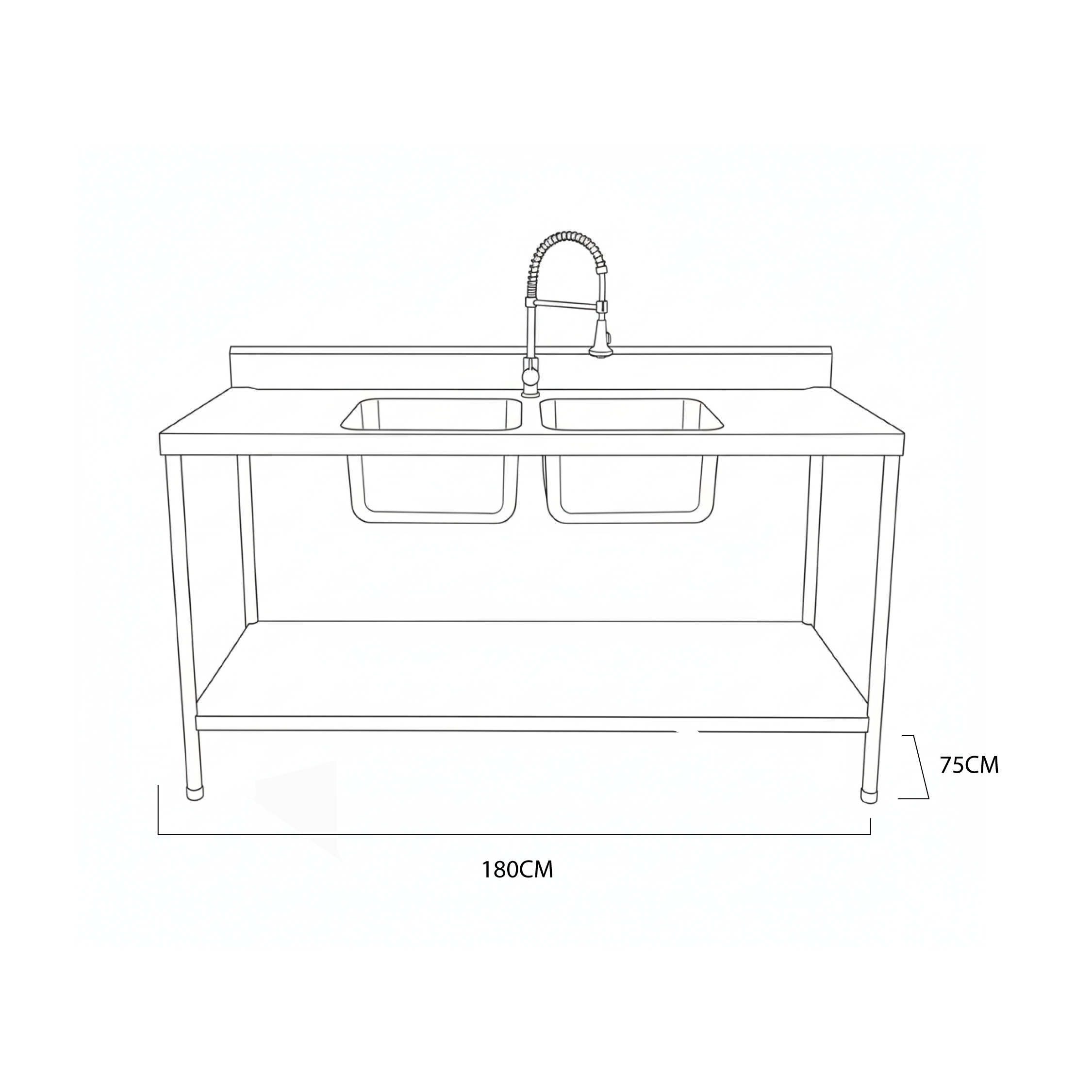 fregadero ind de 2 tanques fregadero ind de 2 tanques