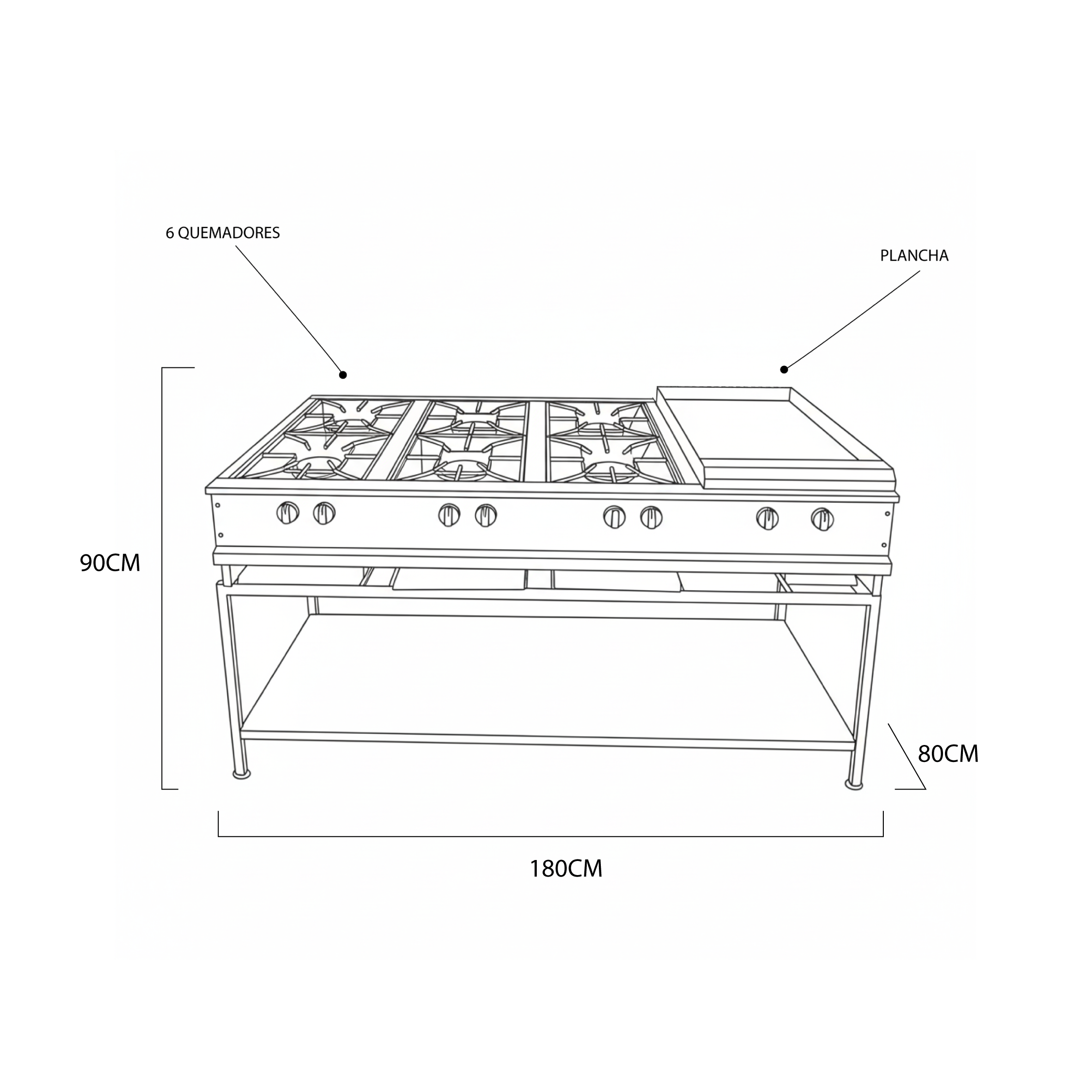 cocina lineal cocina lineal