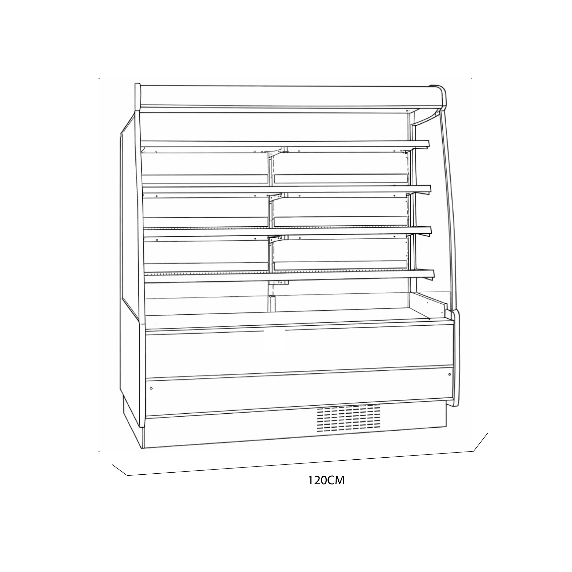 urna abierta refrigerada urna abierta refrigerada