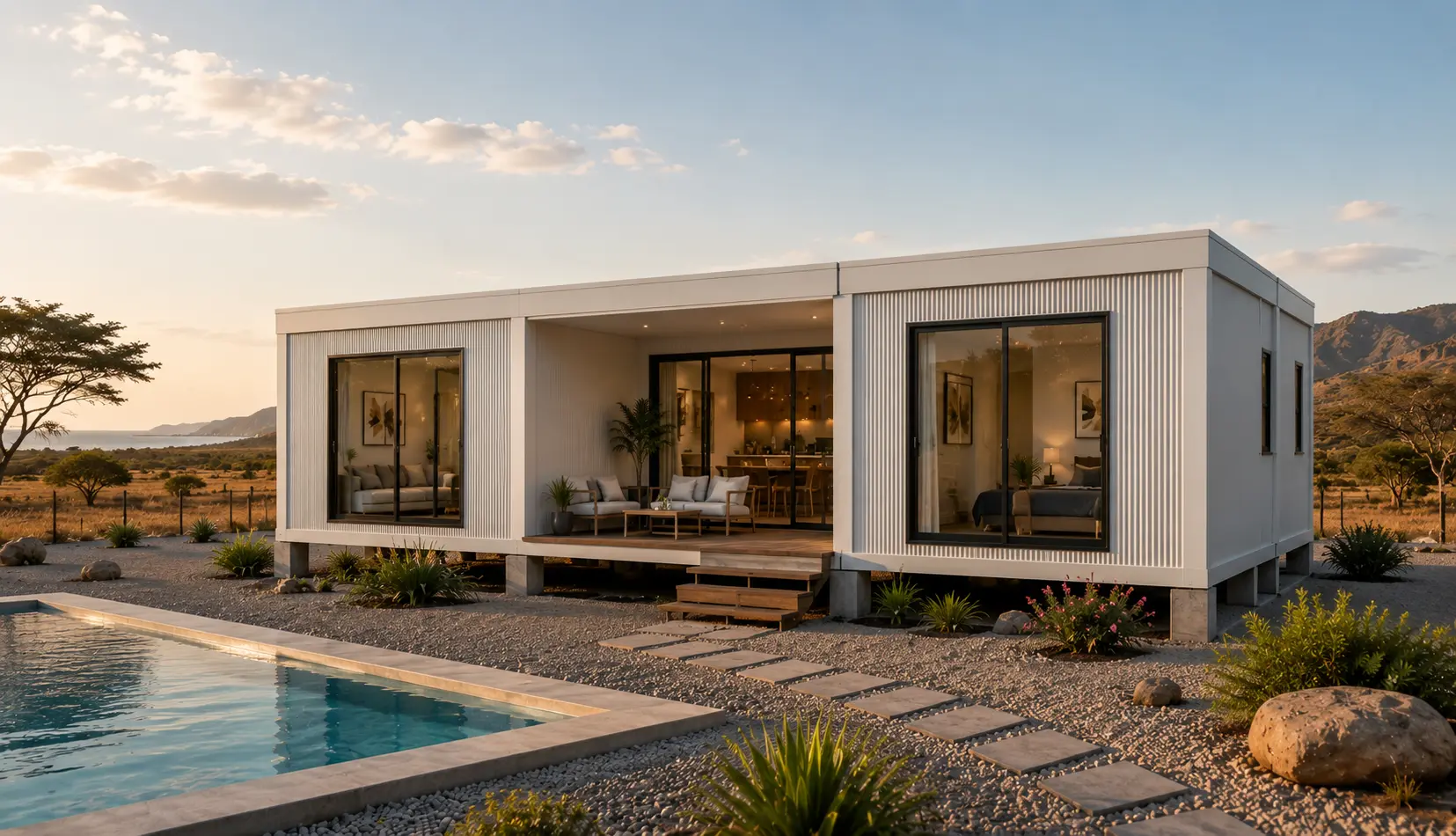 Casas modulares en Guanacaste fabricadas e instaladas por Corporación Solano