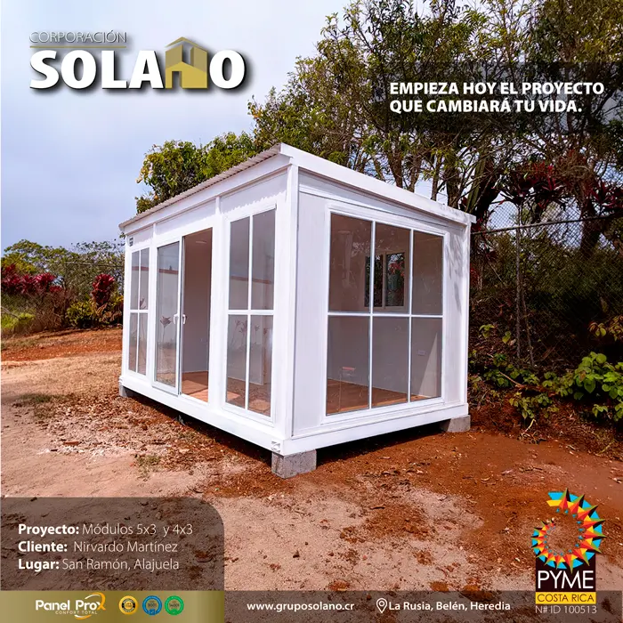 Módulos habitacionales en San Ramón, Alajuela — Corporación Solano
