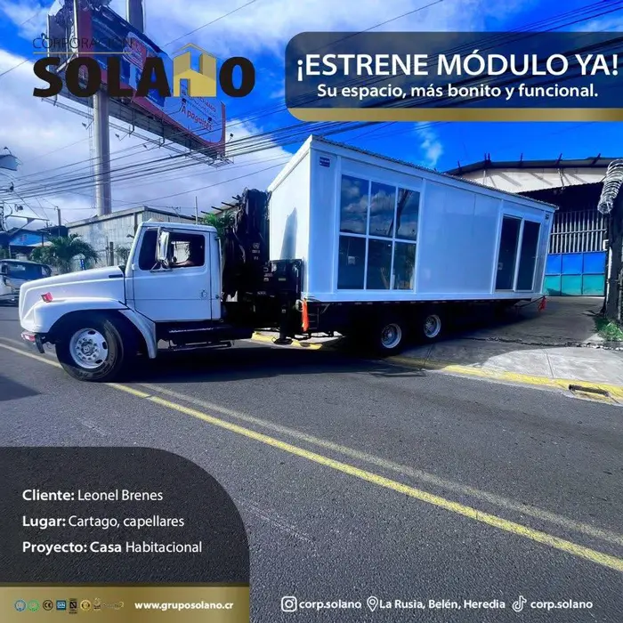 Módulo habitacional modular en Cartago — Corporación Solano