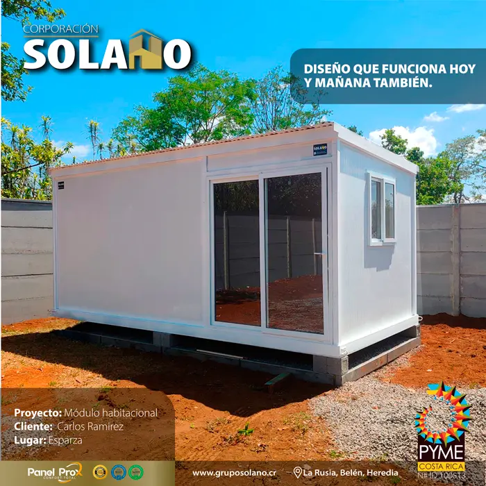 Casa modular en Esparza — Grupo Solano